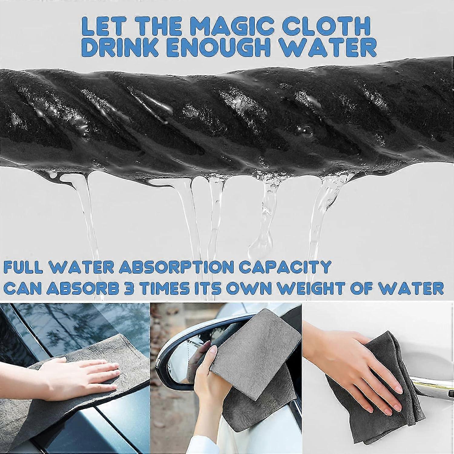 Glass Cleaning Magic Cloth, 10pcs Thickened Magic Cleaning Cloth, Glass ...