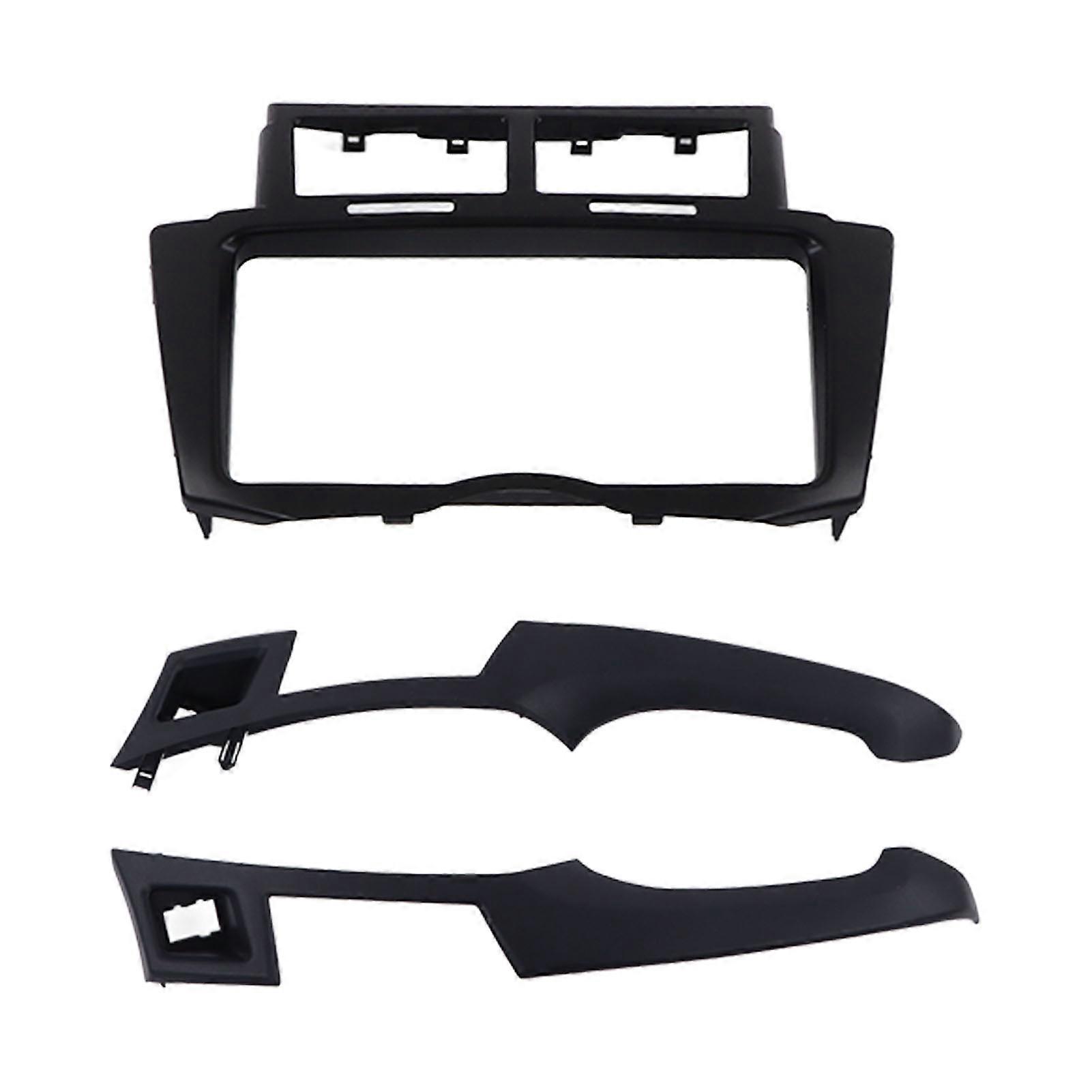 Car Fascia 2DIN Radio Stereo Dash CD Frame Panel Replacement for Yaris Vitz Platz 2005?2011Black
