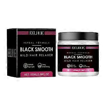 Plancha de pelo suave de seda negra Plancha de pelo suave de seda negra Acondicionamiento de cabello fino para cabello rizado o liso Alisado instantáneo
