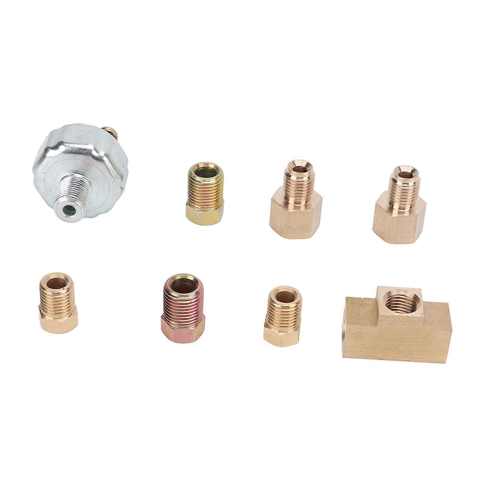 Hydraulic Brake Light Switch Kit in Line Universal ABS Metal for Car Modification