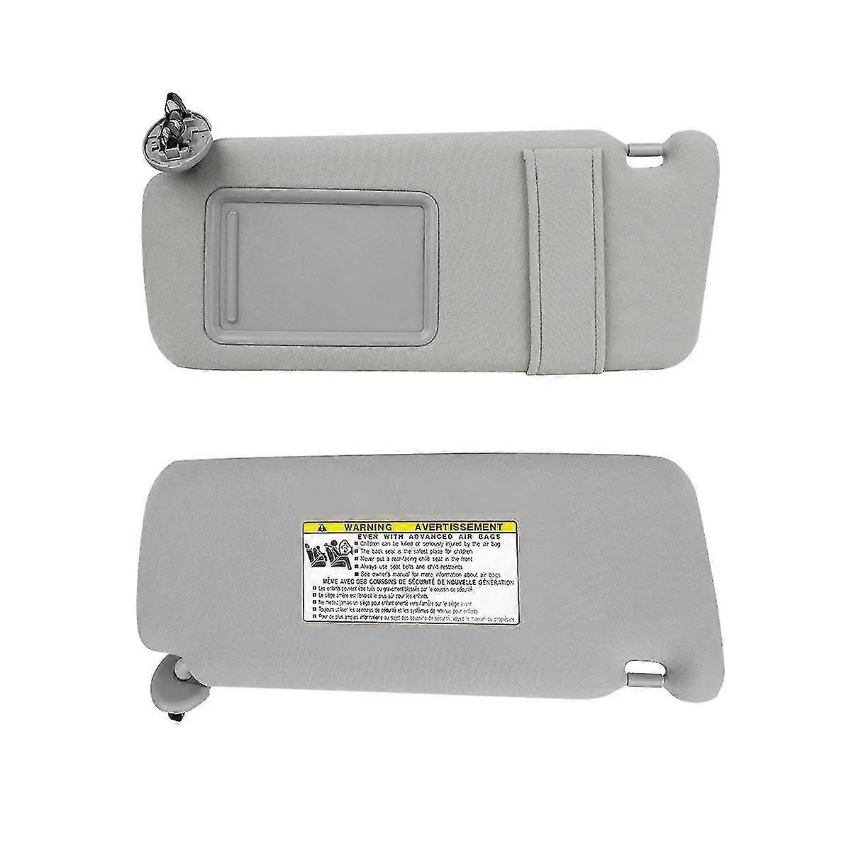 1pair Sun Visor With Makeup Mirror For Sun Visor Window Sunshade Sun Shade Block 74310-06750 74320-