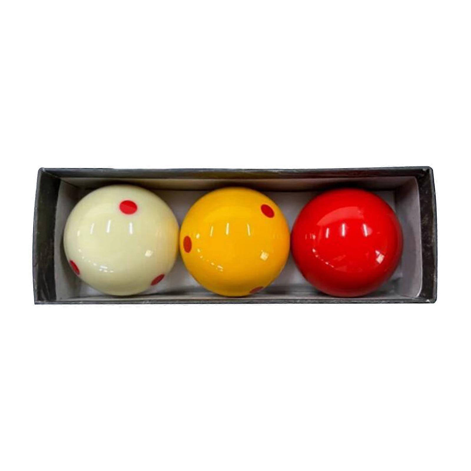 3x Bilardo Bilardo Topları Eğitim Karambol Bilardo Topları Kadınlar Erkekler için Başlangıç