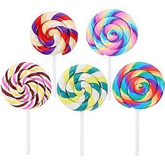 5 PCS Grande Simulação Pirulito Argila Diy Telefone Móvel Caso Papelaria Caixa Headwear Infantil Chaveiro Acessórios de Brinquedo