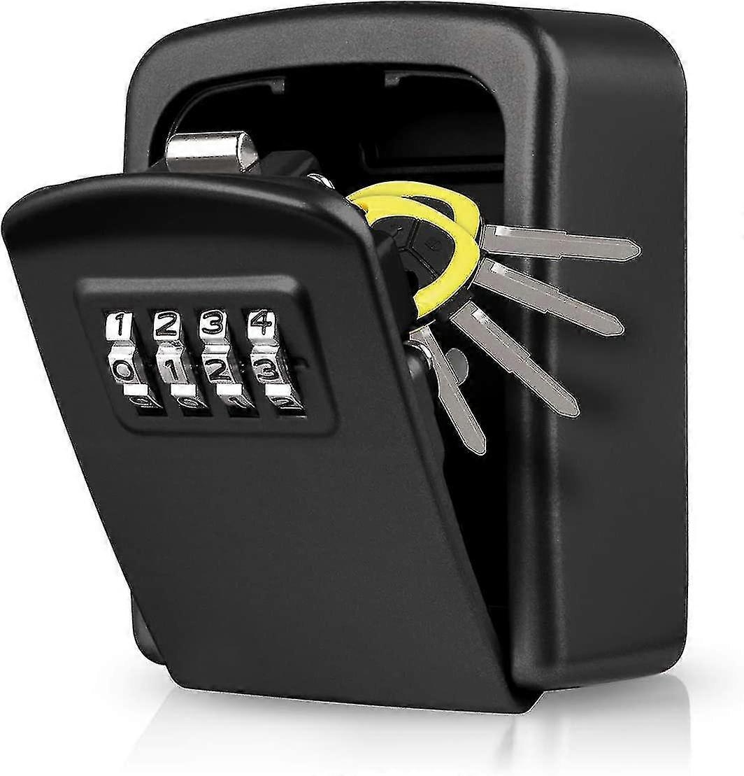 Luroon Key Safe Box, Wall-mounted Key Safe Box [waterproof And Rustproof] [indoor And Outdoor Use] For Home School Office Factory Garages Key Safe Box