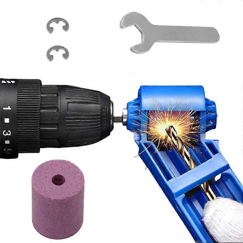 6PCS/SET 20-125mm Grinding Wheel Drill Bit Sharpener Hand Tools Nail Drill Bits Set Sharpener For Step Drill Accessories