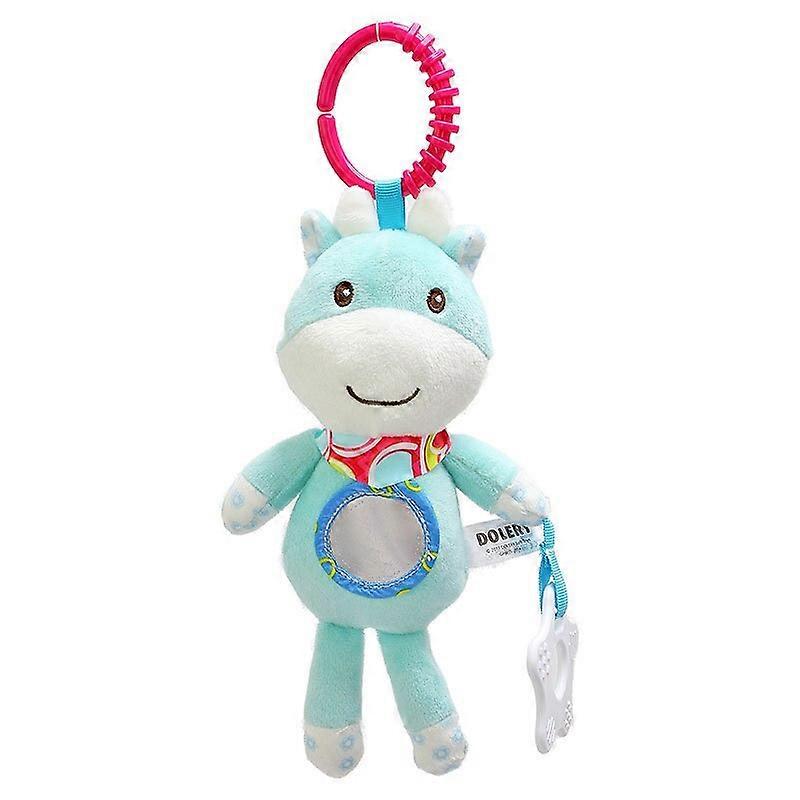 Baby Tags Stuffed Animal Soft Toy Lovey Elephant Plush Bell Toy Built-in Rattles Sensory Toy For Newborn Toddler Infant Gifts - Baby Rattles & Mobiles