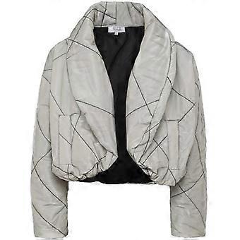 Bize Shiny Cropped Puffer Jacket