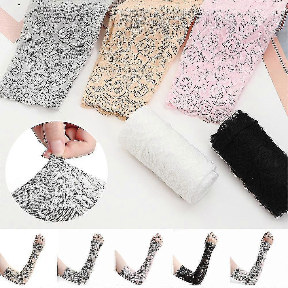 Güneş Koruyucu Kol Kol Uv Koruma Uzun Kollu Kol Kapağı Yaz Nefes Alabilir Dantel Bilezikler