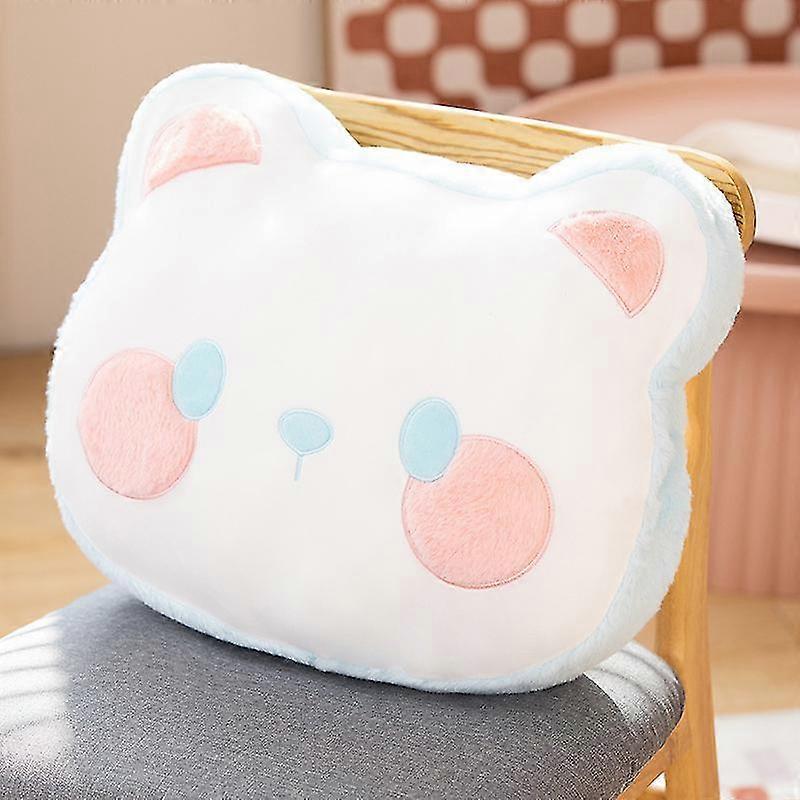 Cute Animal Hand Warmer Pillow Air Conditioning Blanket Three In One Winter Hand Warmer Coral Fleece Nap Blanket Shiba Inu Rabbit
