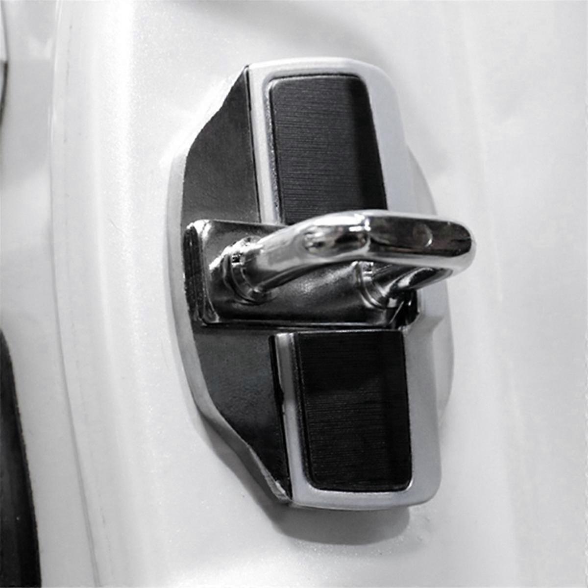3X Car Door Lock Buckle Upgraded Stabilizer Protector Latches Stopper for Eliminate Noise Space Loc