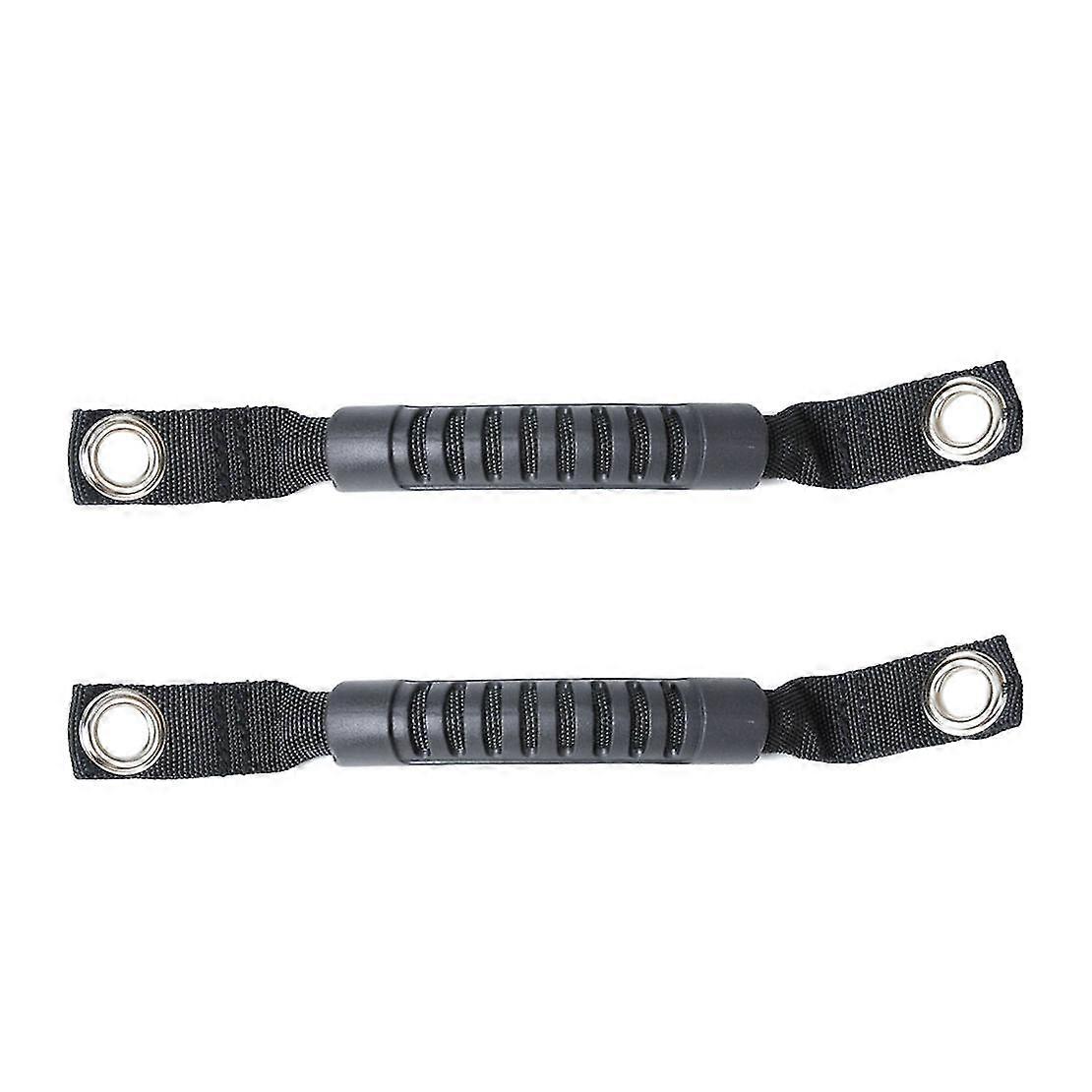 2pcs Haltegriffe schwarz hinten Sicherheitshaltegriff gepolsterte Überrollbügel für Wrangler Jk Tj