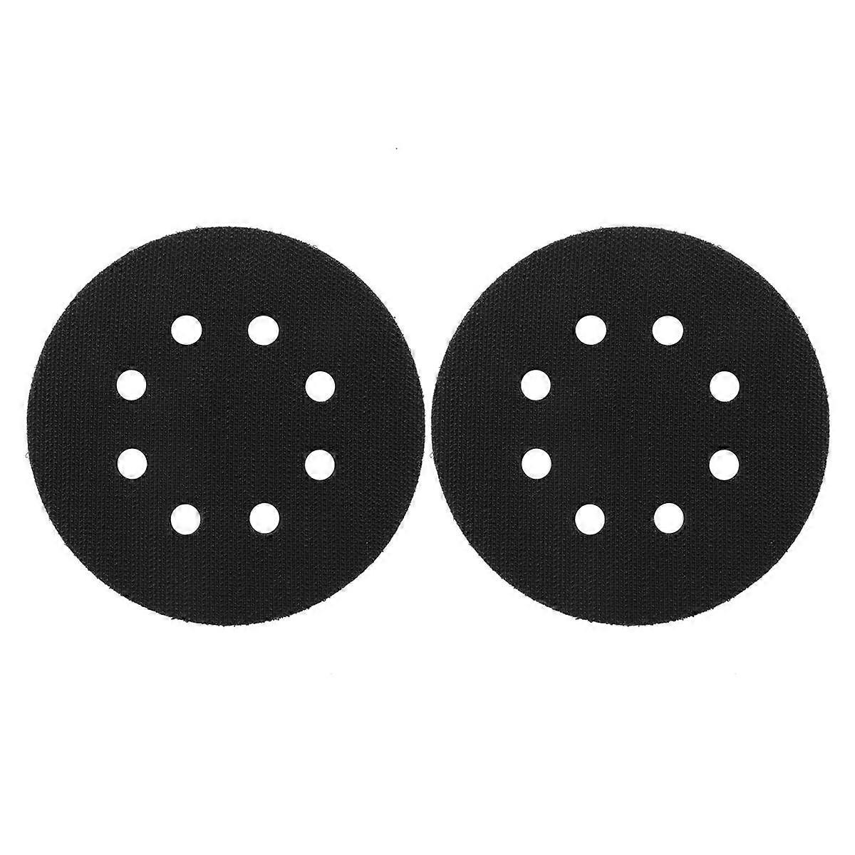2PCS 5 Inch(125Mm) 8-Hole Soft Sponge Interface Pad for Sanding Pads and Hook and Loop Sanding Disc