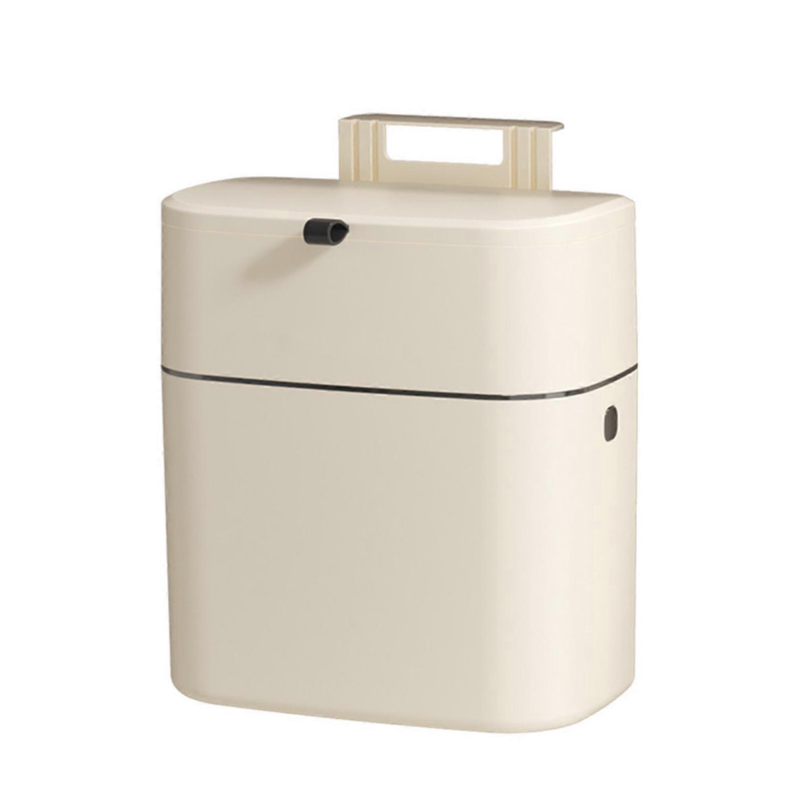 Household Hanging Trash Can Odorless Safe Material Recycling Garbage Hook /Traceless Style 2 Options Garbage Can