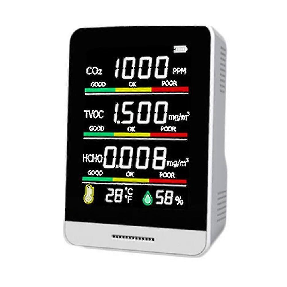 Co2 Detector Ndir Air Quality Monitor Indoor Carbon Dioxide Meter Temperature Relative Humidity Sensor Xinda