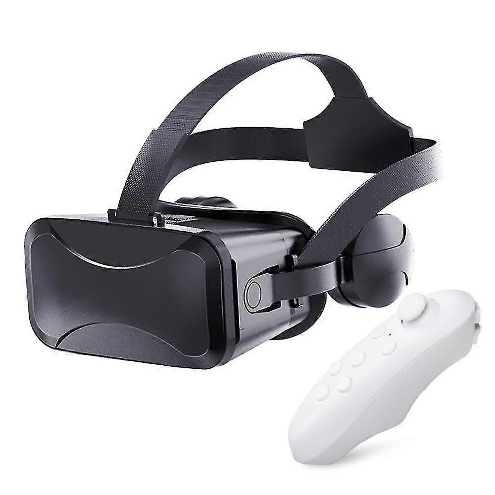Vr Headset Compatible With - Universal Virtual Reality Goggles - Play Your Best Mobile Games 360 Movies With Soft & Comfortable New 3d Vr Glasses | Bl