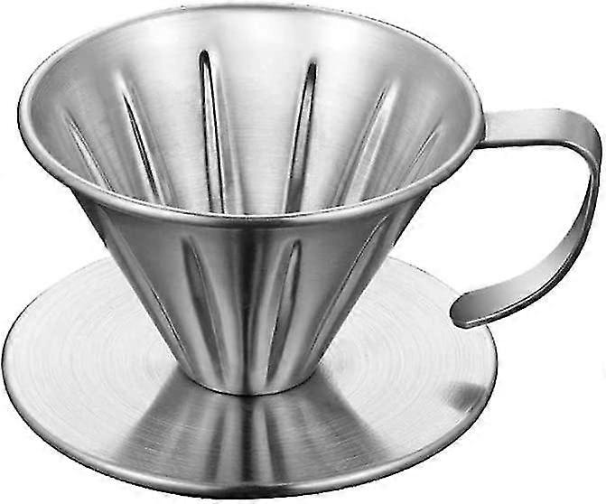 Edelstahl-Kaffeefilterhalter, wiederverwendbarer Tropfkaffeefilter Wiederverwendbarer Kaffeefilter