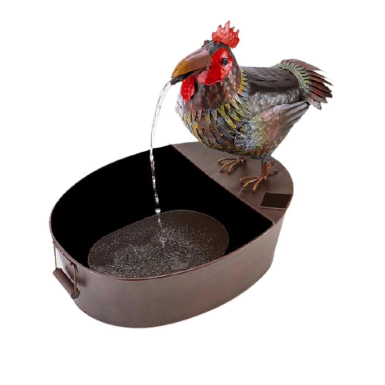 Fountain Yard Art R Irnimal S Sculpture With Pump Usb En Rative Fall Fountain