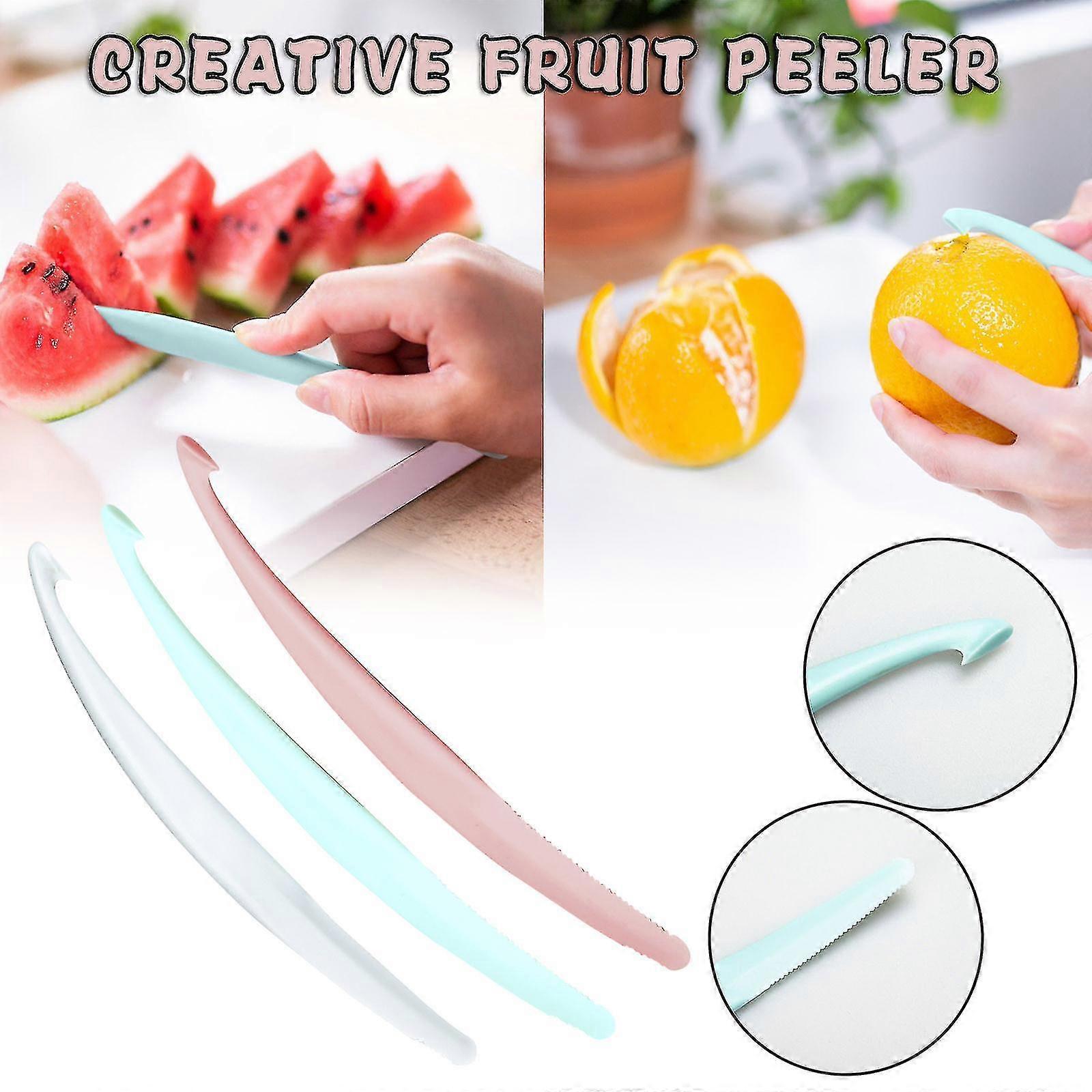 Orange Peelers Humanized Design Curved Handle Fruit Tools Kitchen Gadget