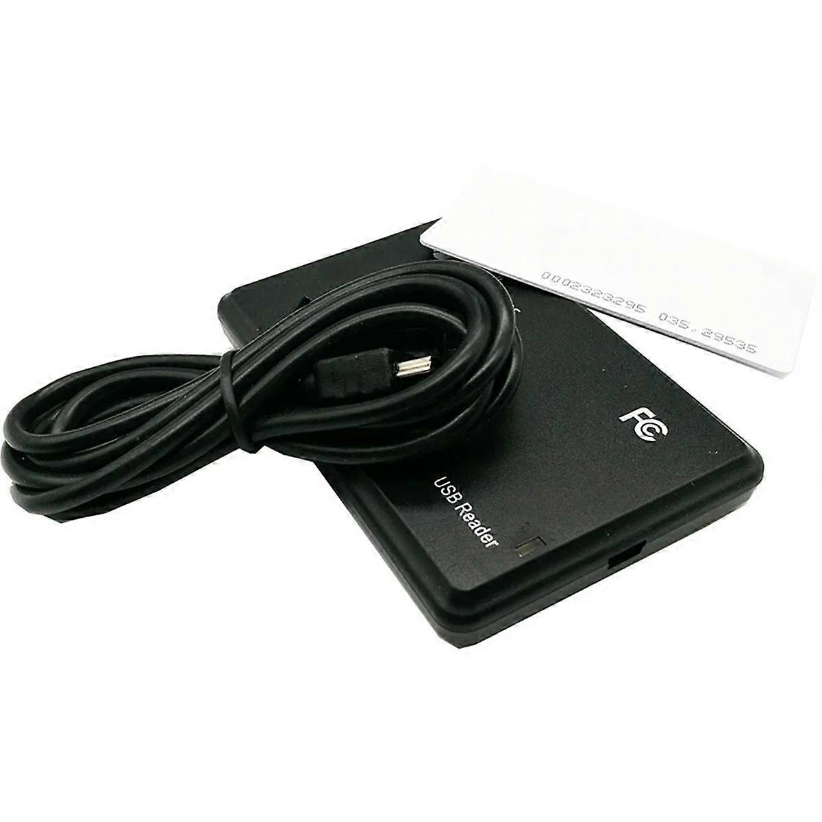 RFID Smart Card Reader with USB Port, 13.56MHz IC Card, Contactless Sensitivity, Support Window Sys