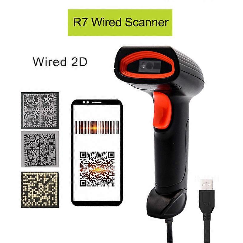 qr Code Streepjescode Scanner 1D 2D Barcod Lezer Draagbare Code Scanner Handheld qr Reader Data Matrix Supermarkt Winkel Logistiek