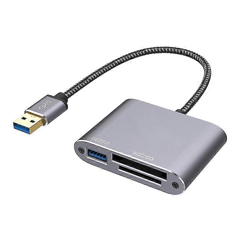 Multifunction Usb 3.0 Card Reader Usb 3.0 To Sd Xqd Memory Card Reader Adapter