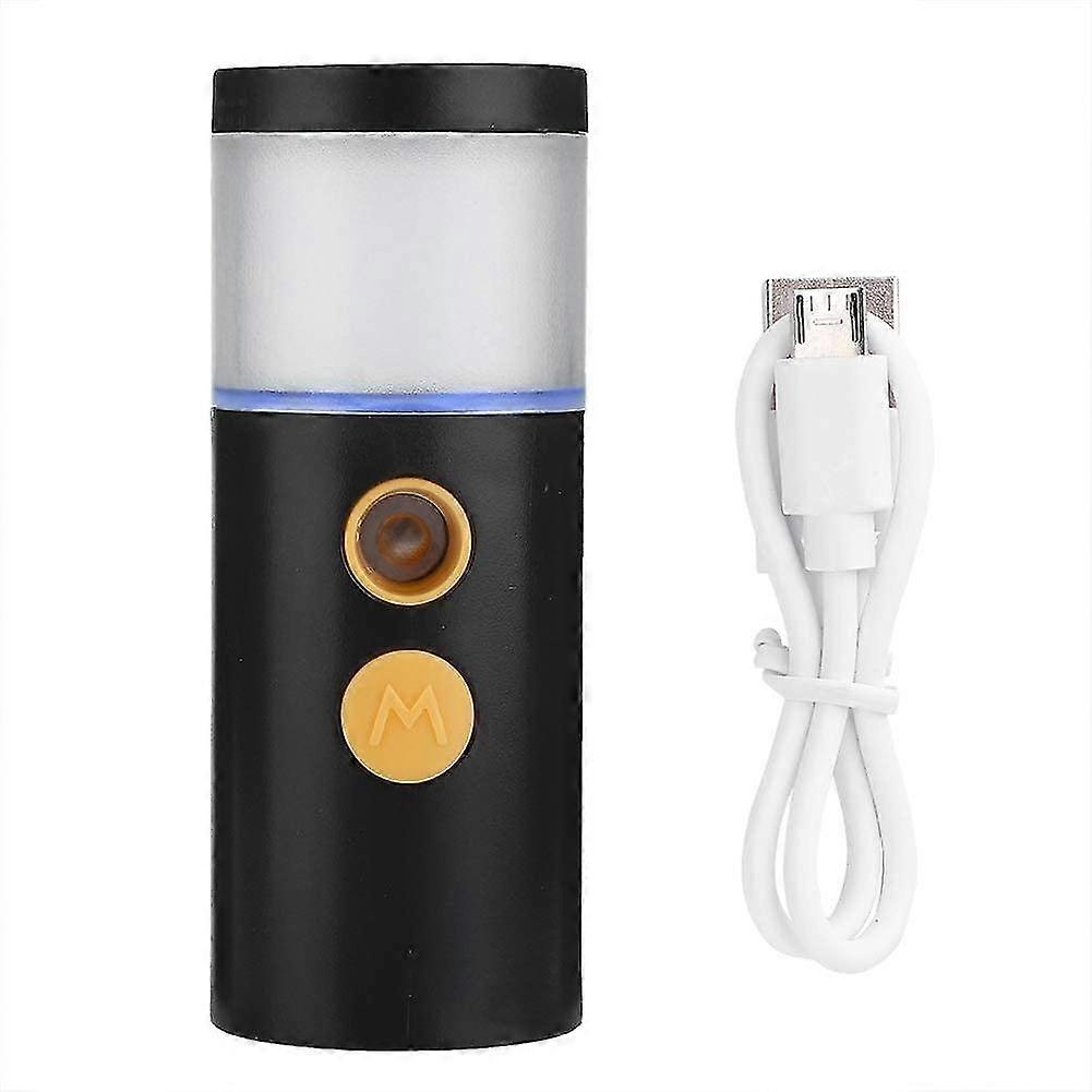Rechargeable Portable Nano Ionic Face Steamer For Home Facial Warm Mist Humidifier Sprayer Facial Steamer 20ml(black)