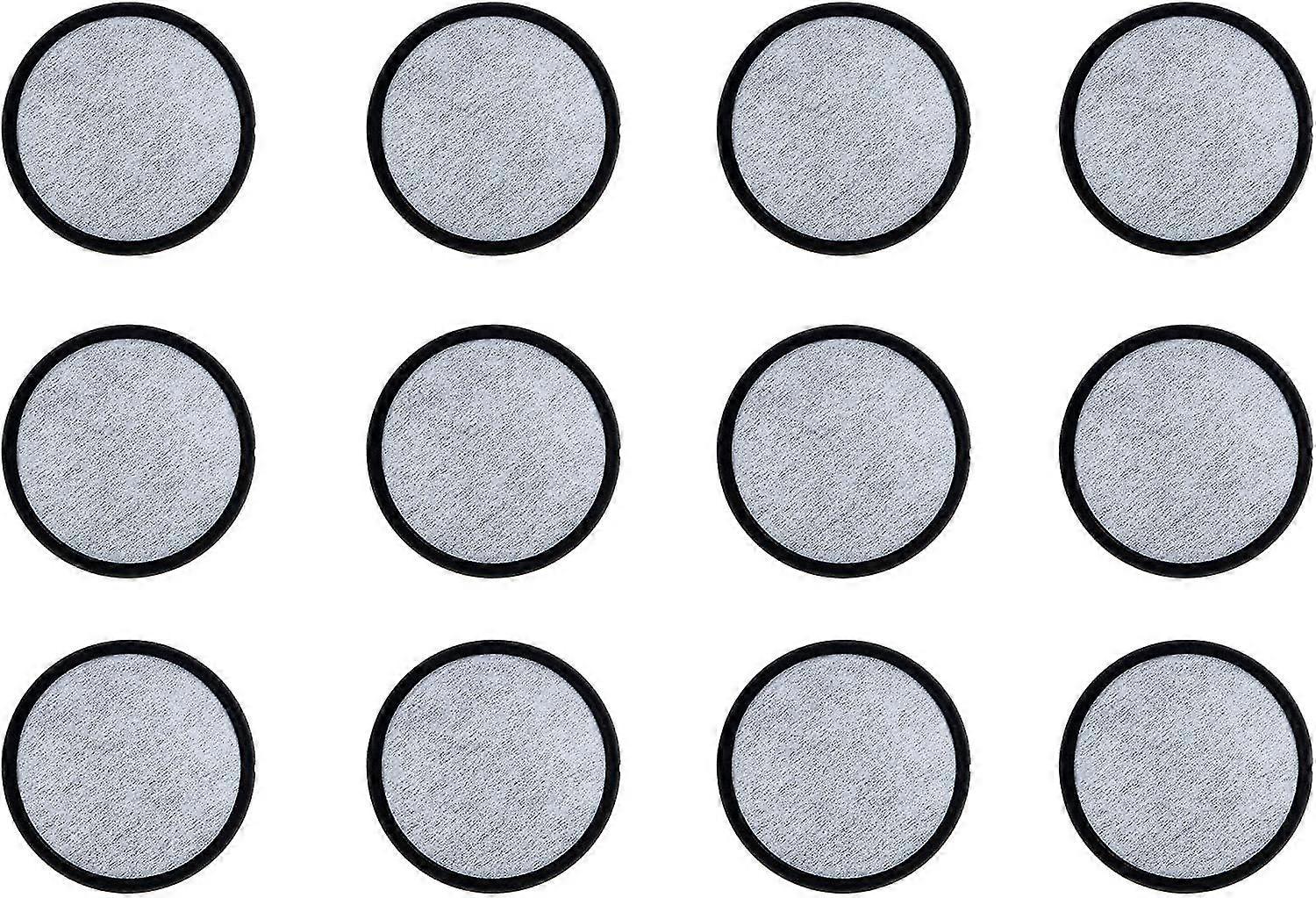 K&j 12-pack Of Compatible Mr. Coffee Water Filter Discs - Universal Fit - Replacement Charcoal Water Filter Discs For Mr Coffee Coffee Brewers - Bette