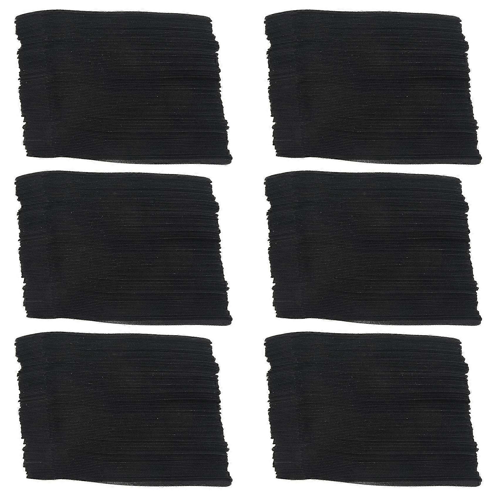 600 X Adjustable Black Nylon Cable Tie L 15cm