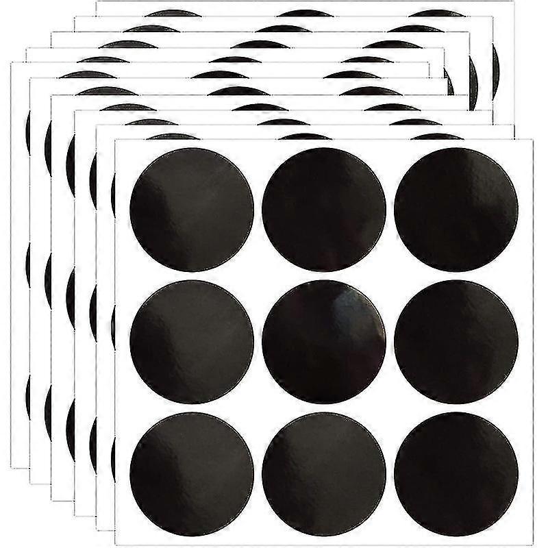 180pcs 1.5 Inch Chalkboard Labels Adhesive Blackboard Stickes For Container Mark Storage Classification