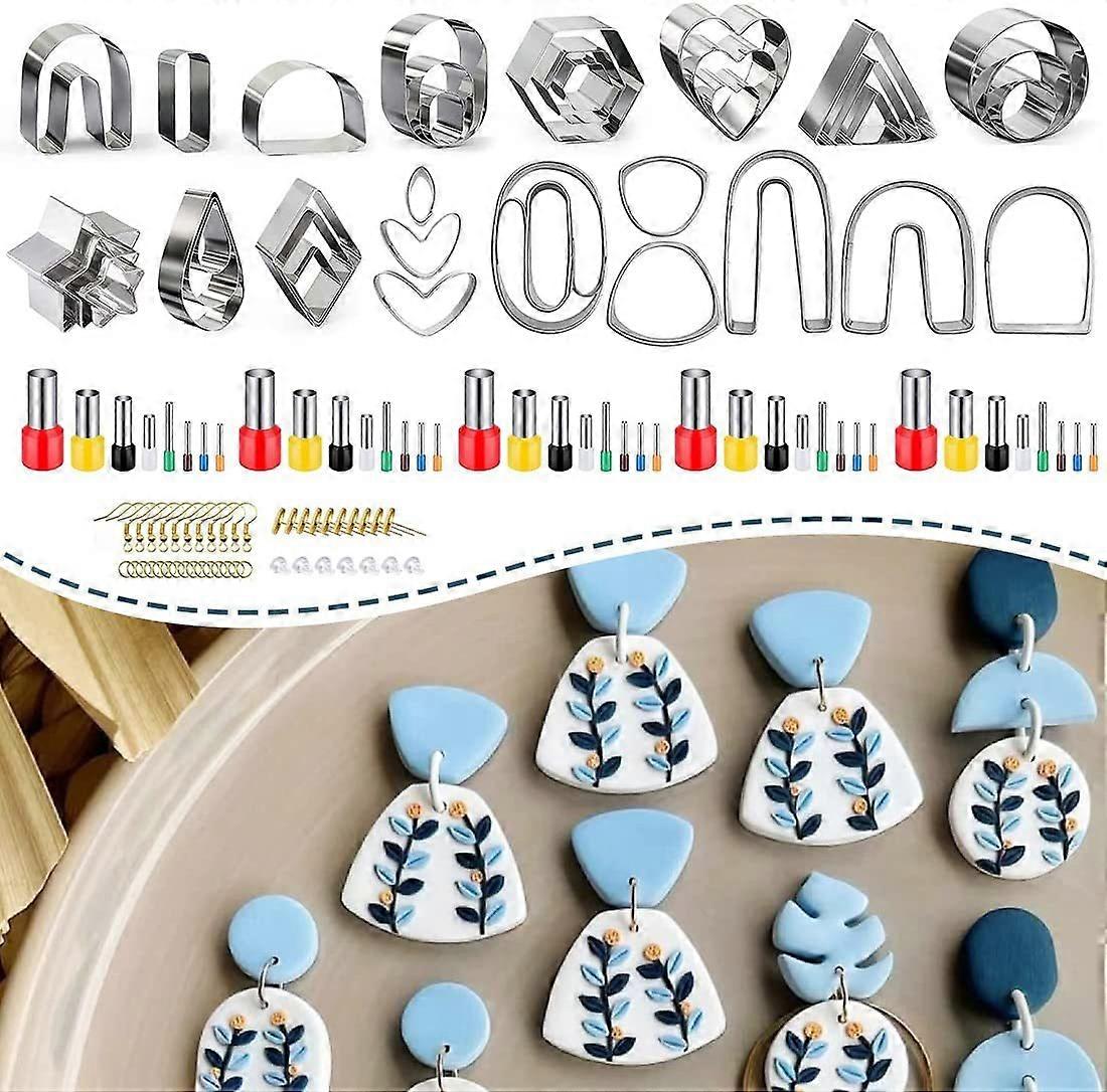 Polymer Clay Cutters Set, 36 Shapes Stainless