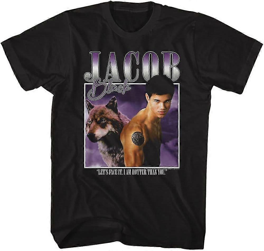 Filmy o súmraku Jacob Black Tričká pre dospelých s krátkym rukávom Upírska romantika Grafické tričká Pohodlné látky vysokej kvality