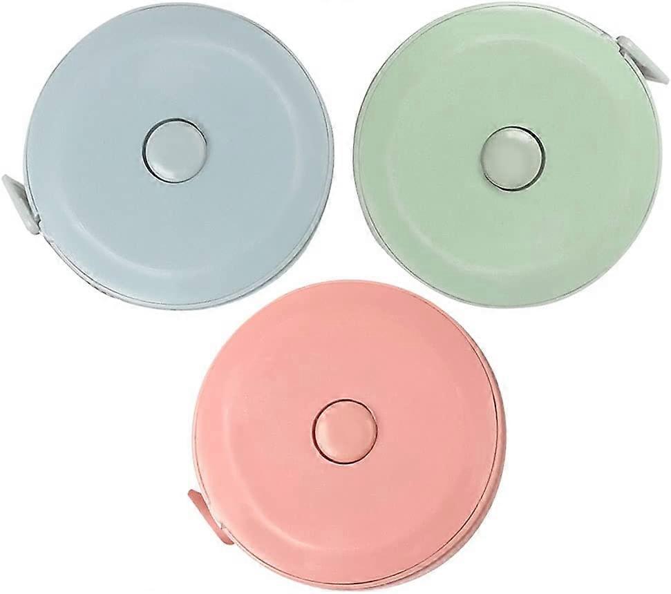 3pcs Sewing Tape Measure,1.5m Retractable