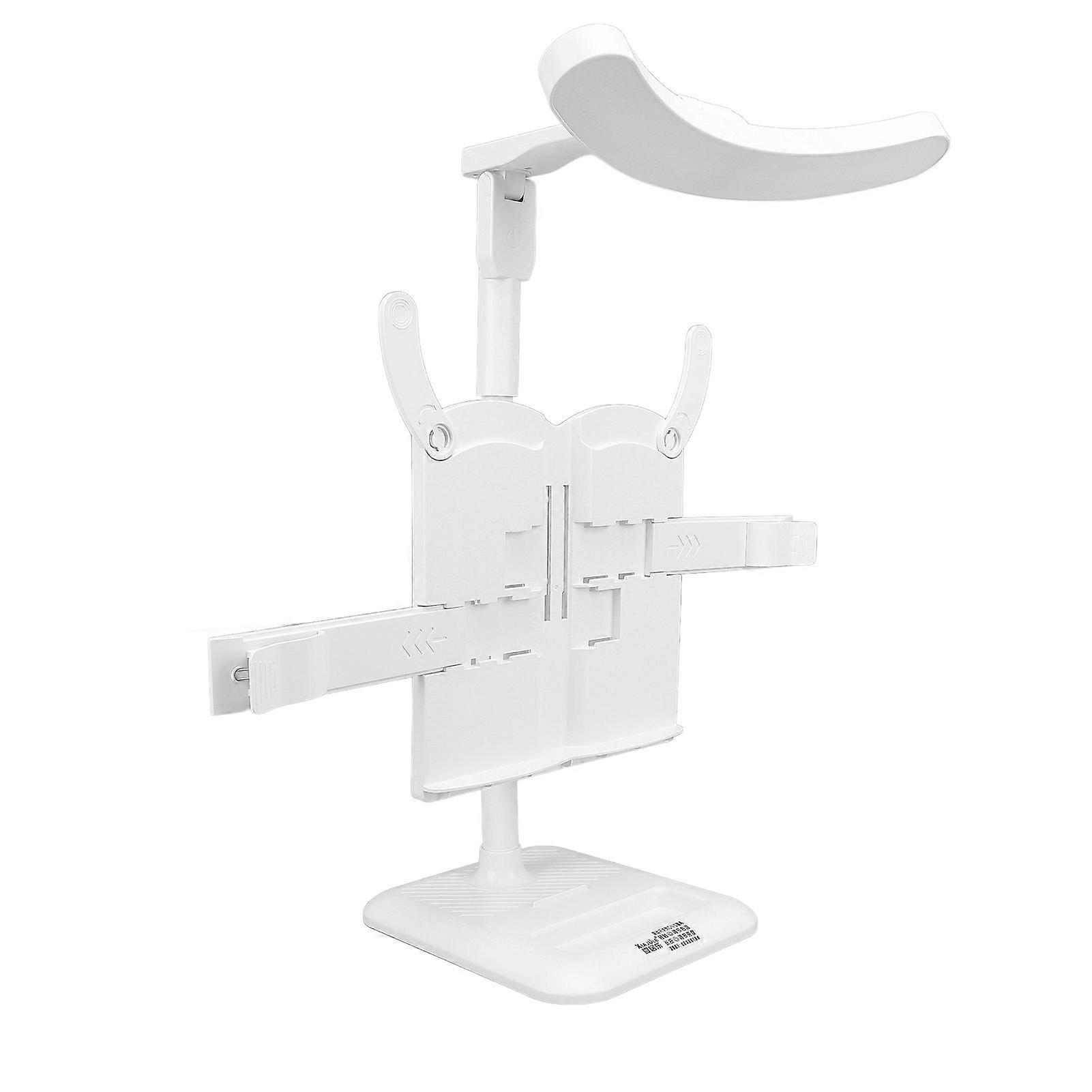 Book Stand with LED Light 4000mAh Lithium Battery Operated 3 Color Temperature Light Book Stand for Work Study