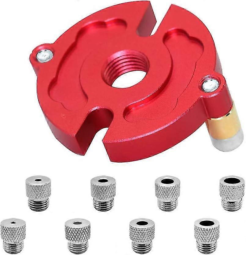 Woodworking Self-centering Doweling Jig Drill Kit Vertical Hole Drilling Guide Punch Locator Tool With 3-10mm Drill Bushings For Diy Crafts Woodworkin