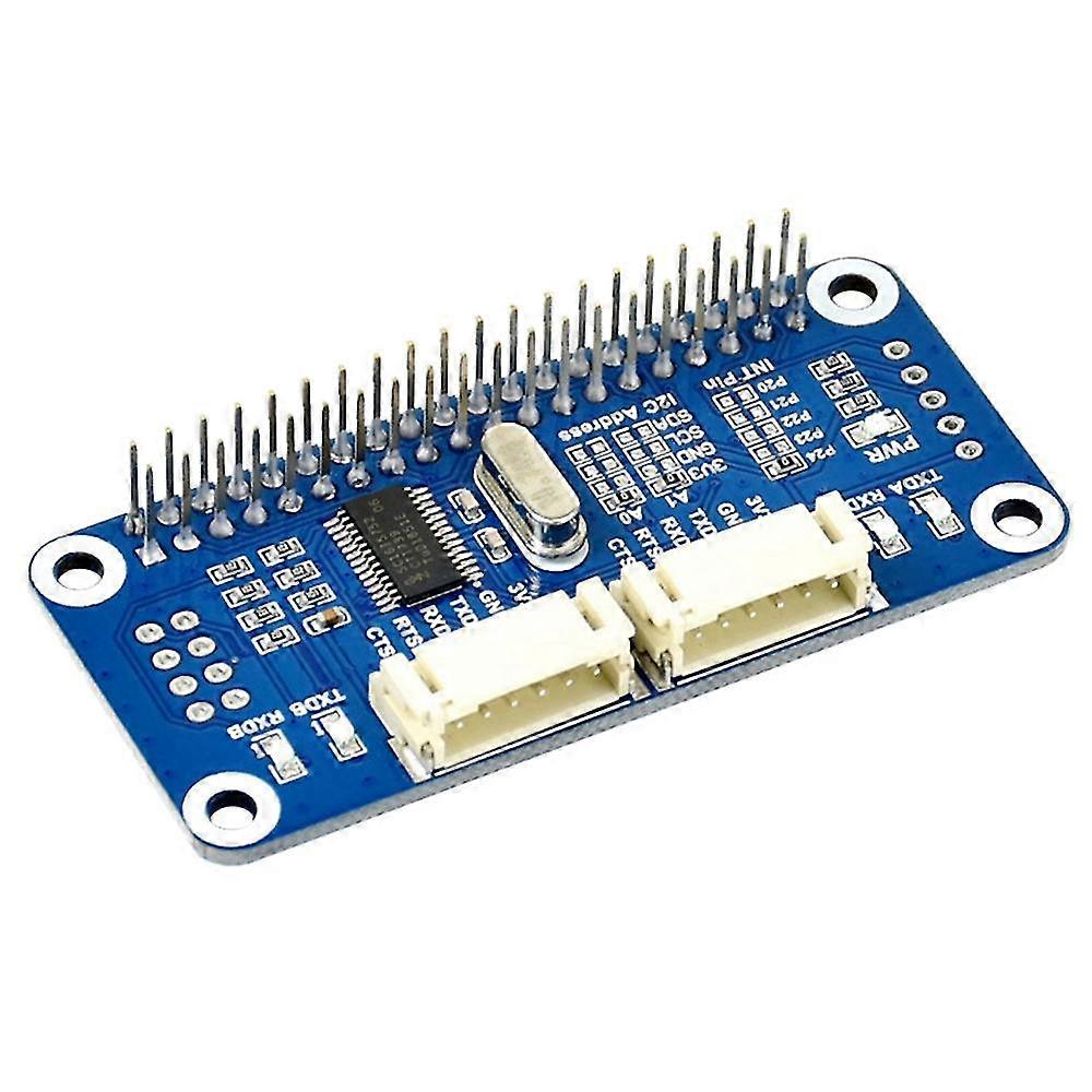för seriell port expansionskort UART-modul GPIO seriell expansionshatt 2-kanals seriell port I2C In