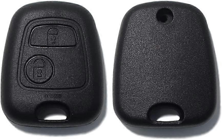 Replacement key fob with 2 screw remote control on request for Citroen 206 207 307 black