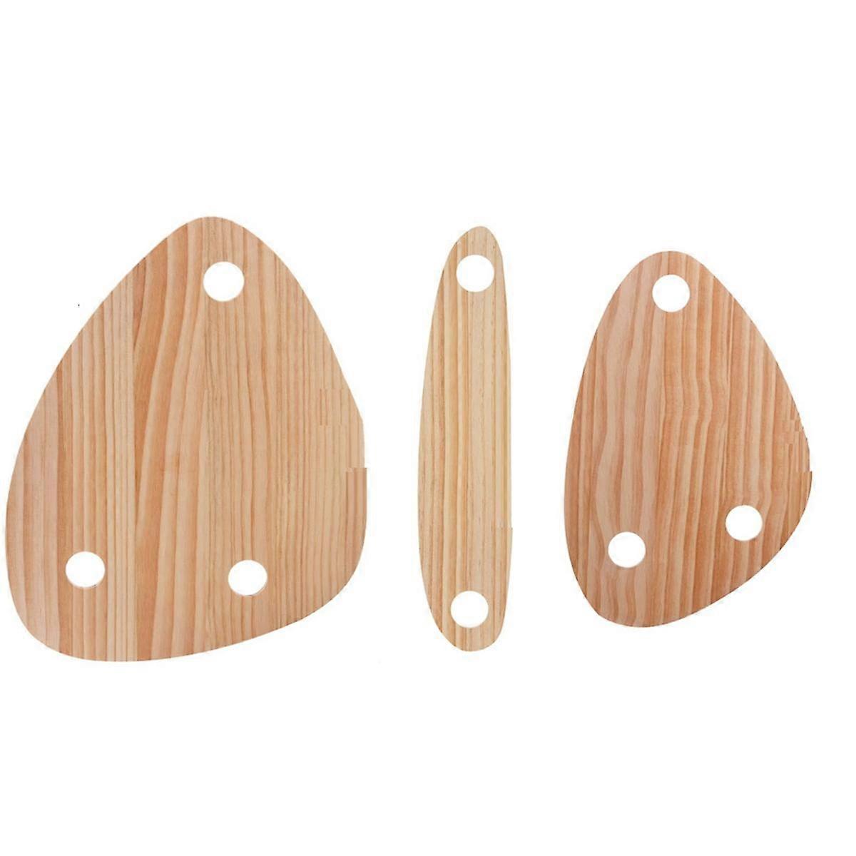 3 Pieces Wine Bottle Topper Serving Tray, Wooden Topper Charcuterie Flat Serving Board, Party Float