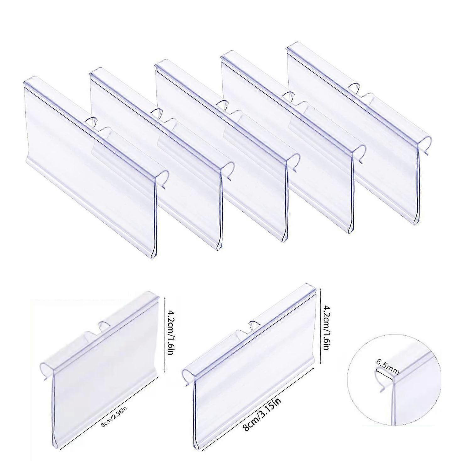 20pcs Mini Acrylic Sign Display Holder, Price Name Card Tag Label Shop Stand, Price Label Holder Used In Supermarket Hotel