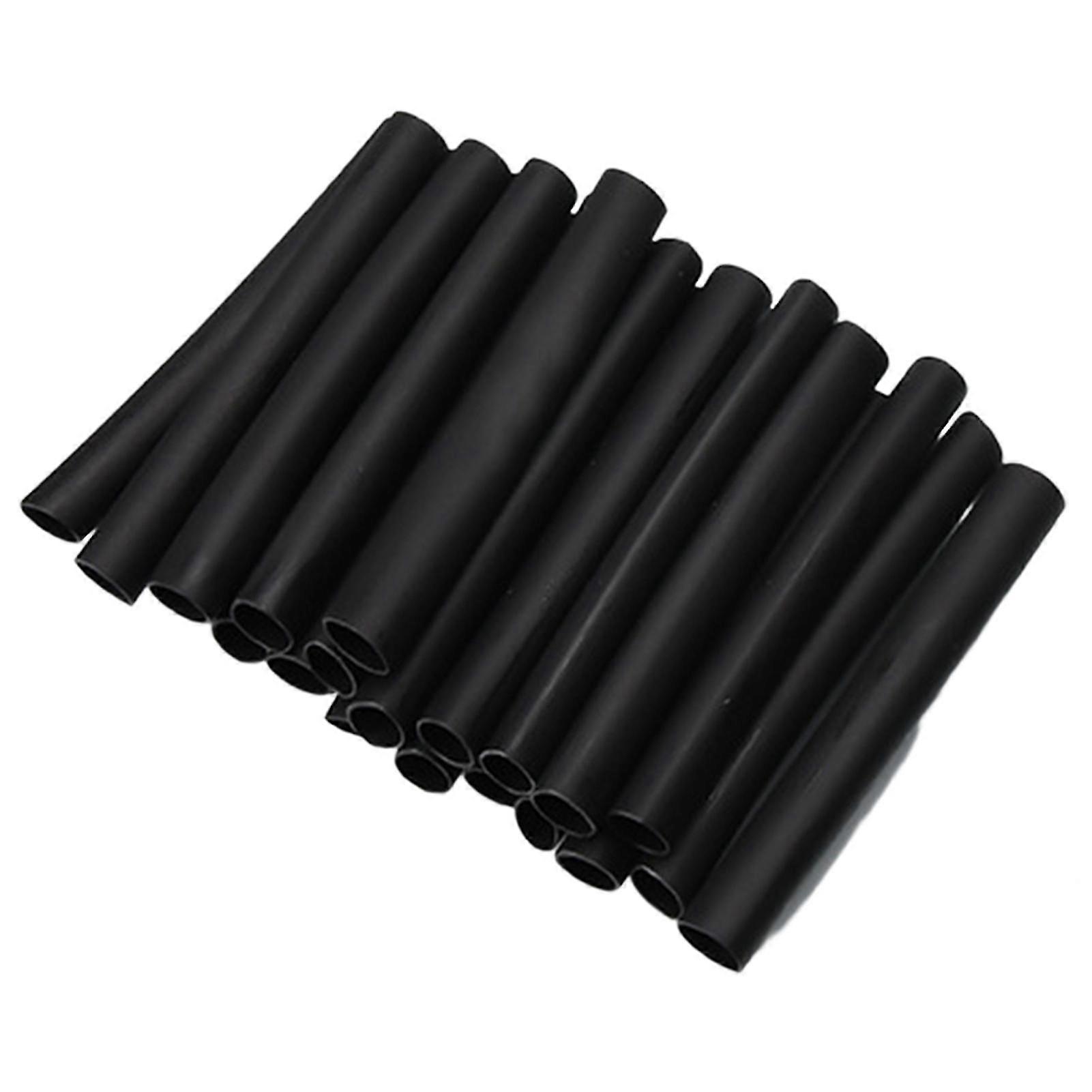 127pcs Insulation Heat Shrink Tube Set Black Insulated PE Material Wrap Wire Set  for Easily Connecting both Sides of th