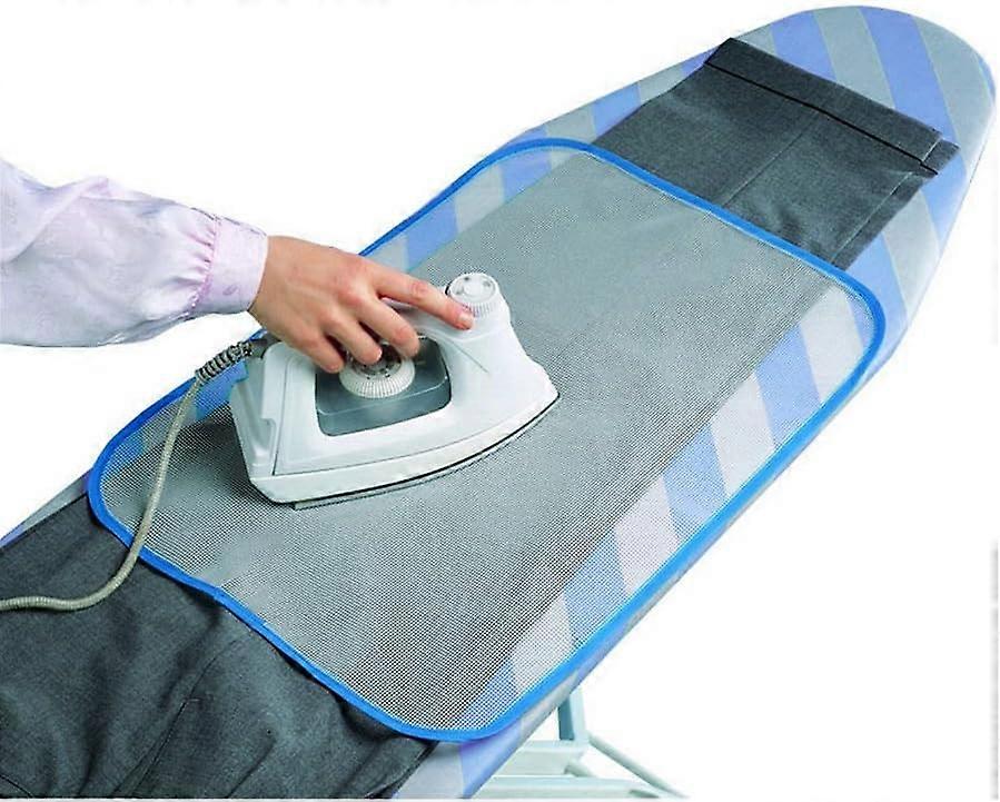 Ironing net - avoid stressful and shiny areas, polyester, 40 x 60 cm, blue