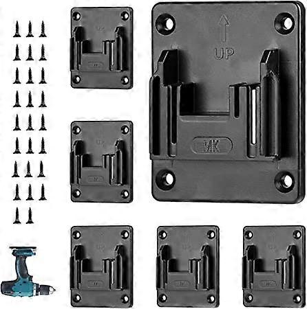 6 kpl akkuteline Makitan akkutelineelle 14,4–18 V
