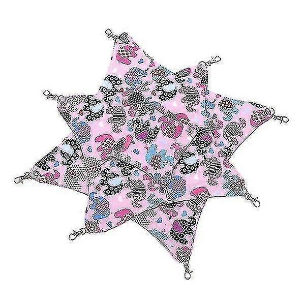 Pet Canvas Hammock Nice And Warm Cat Hammock Hamster Mat Nest Pet Bed,Large,Size:38*37Cm,Random