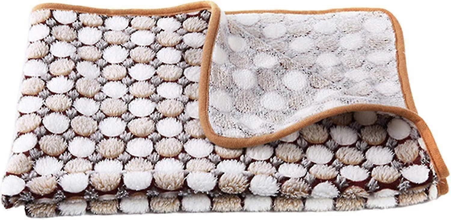 Thickened Coral Pet Fleece Blanket Dog / Cat Blanket Soft Plush Blankets