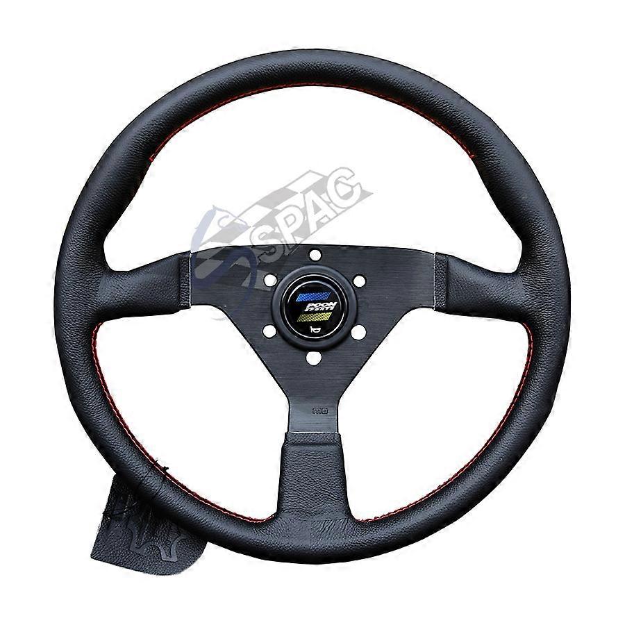 Custom Racing Steering Wheel For Universal Genuine Leather Steering Wheel - Steering Wheels & Horns