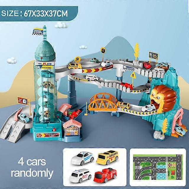 سيارة سكة حديد كهربائية، بناء ديناصور، موقف سيارات، مغامرة، سباق، ألعاب، أطفال، دماغ، ميكانيكي، عربات سكة حديد تفاعلية