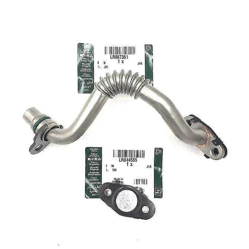 LR044555 LR087351 Modified Turbo Oil Drain Pipe with Blank Plug for Range Rover RR Sport Velar Discovery 4 Jaguar XF XJ 30L V6