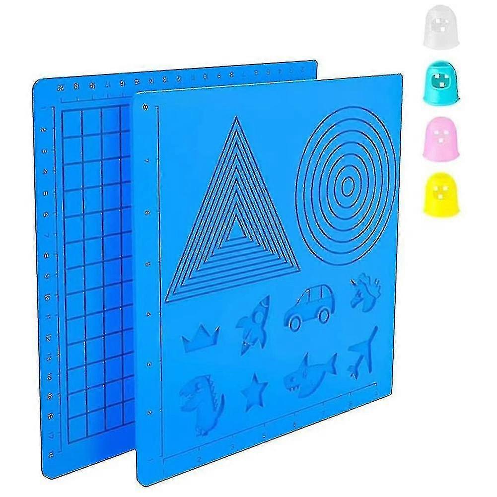 2 Pack 3d Pen Pad Silicone Pad With Pattern 3d Pen Drawing Accessories PXCL