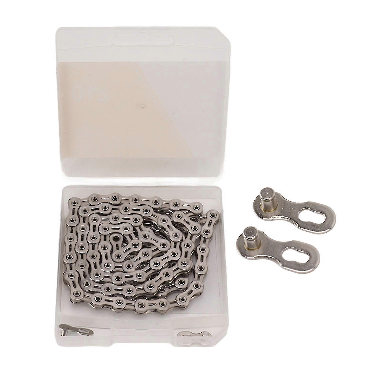 Alloy Steel Lightweight 10-Speed Bicycle Chain for Mountain and Road Bikes