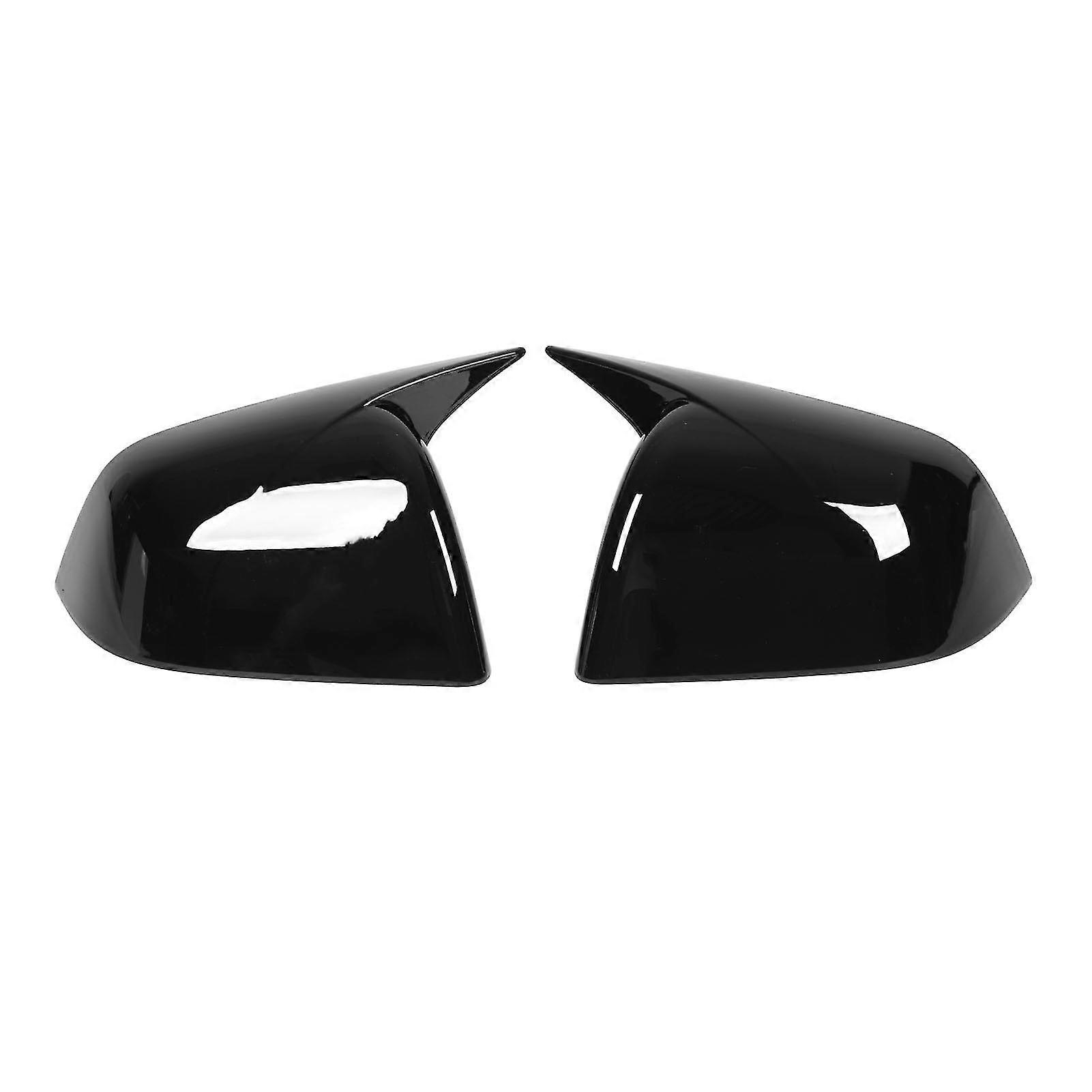 Black High Glossy Door Exterior Wing Mirror Caps Replacement compatible with Tesla Model Y 2020-2023