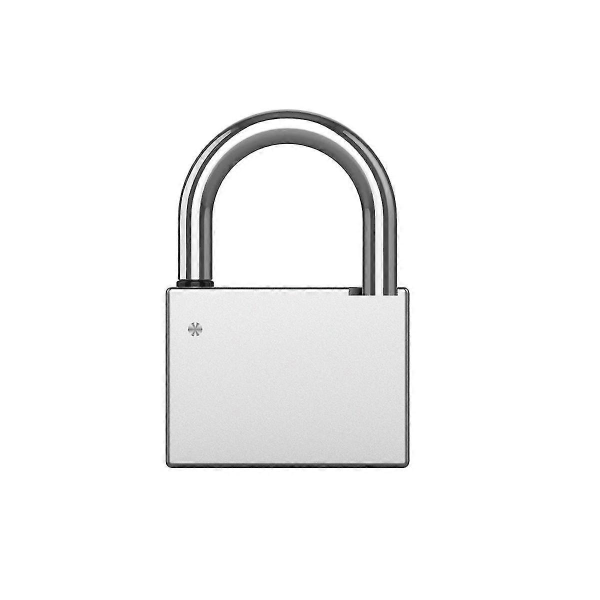 Smart Fingerprint Printing Padlock Ip65 Waterproof Tuya Bluetooth Usb Rechargeable Key Unlock Anti-theft Bag Cabinet